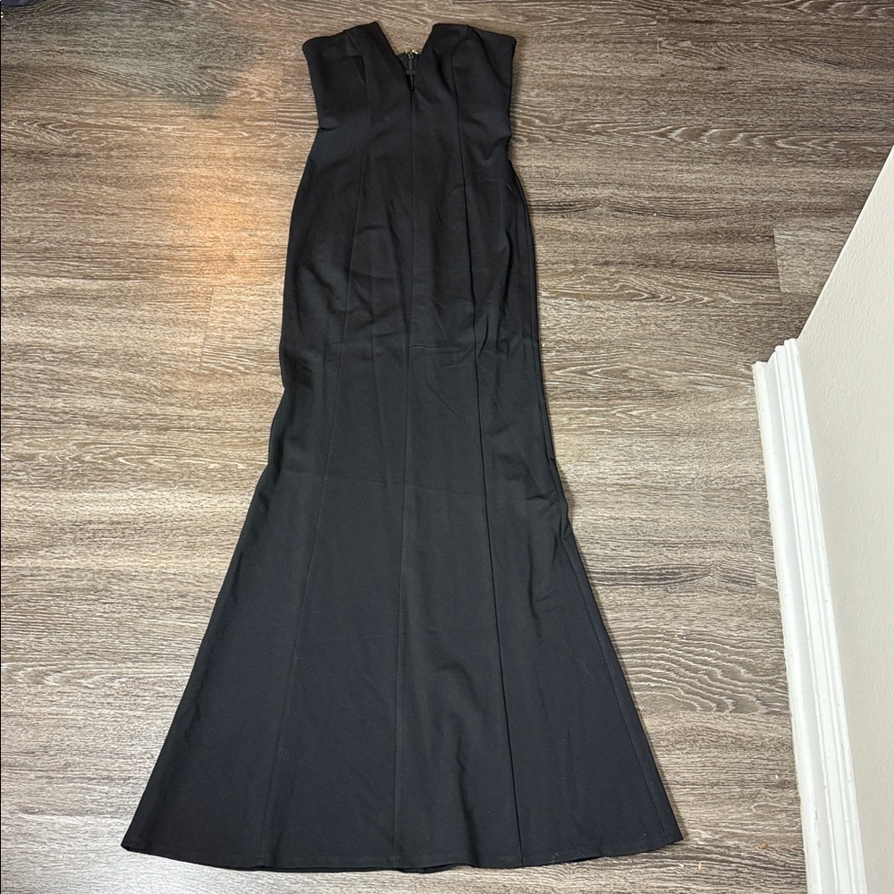 Michael Costello Black Maxi Gown